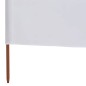 vidaXL 6-teiliges Windschutzgewebe 800 x 120 cm Sandweiß vidaXL 6-teiliges Windschutzgewebe 800 x 120 cm Sandweiß