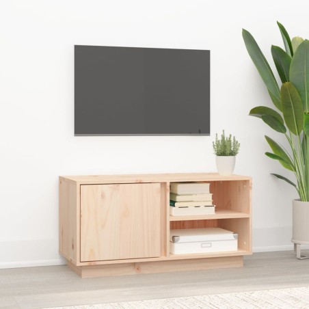 vidaXL TV-Schrank 80x35x40,5 cm Massivholz Kiefer