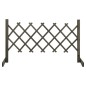 vidaXL Garten-Rankzaun Grau 120x60 cm Massivholz Tanne vidaXL Garten-Rankzaun Grau 120x60 cm Massivholz Tanne