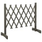 vidaXL Garten-Rankzaun Grau 120x60 cm Massivholz Tanne vidaXL Garten-Rankzaun Grau 120x60 cm Massivholz Tanne