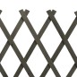 vidaXL Garten-Rankzaun Grau 120x60 cm Massivholz Tanne vidaXL Garten-Rankzaun Grau 120x60 cm Massivholz Tanne
