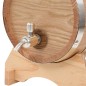 vidaXL Weinfass mit Hahn Eichenholz Massiv 12 L vidaXL Weinfass mit Hahn Eichenholz Massiv 12 L