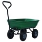 vidaXL Garten-Kippwagen 300 kg 75 L Grün vidaXL Garten-Kippwagen 300 kg 75 L Grün