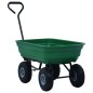 vidaXL Garten-Kippwagen 300 kg 75 L Grün vidaXL Garten-Kippwagen 300 kg 75 L Grün