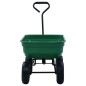 vidaXL Garten-Kippwagen 300 kg 75 L Grün vidaXL Garten-Kippwagen 300 kg 75 L Grün
