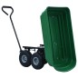 vidaXL Garten-Kippwagen 300 kg 75 L Grün vidaXL Garten-Kippwagen 300 kg 75 L Grün