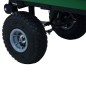 vidaXL Garten-Kippwagen 300 kg 75 L Grün vidaXL Garten-Kippwagen 300 kg 75 L Grün