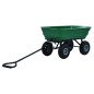 vidaXL Garten-Kippwagen 300 kg 75 L Grün vidaXL Garten-Kippwagen 300 kg 75 L Grün