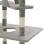 vidaXL Katzen-Kratzbaum Sisal 230 - 260 cm Grau vidaXL Katzen-Kratzbaum Sisal 230 - 260 cm Grau