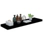 vidaXL Wandregale Schwebend 4 Stk. Hochglanz-Schwarz 90x23,5x3,8cm MDF vidaXL Wandregale Schwebend 4 Stk. Hochglanz-Schwarz 90x23,5x3,8cm MDF