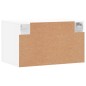 vidaXL Wandschrank Weiß 60x36,5x35 cm Holzwerkstoff vidaXL Wandschrank Weiß 60x36,5x35 cm Holzwerkstoff