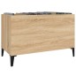 vidaXL Plattenschrank Sonoma-Eiche 74,5x38x48 cm Holzwerkstoff vidaXL Plattenschrank Sonoma-Eiche 74,5x38x48 cm Holzwerkstoff