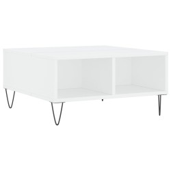 vidaXL Couchtisch Weiß 60x60x30 cm Holzwerkstoff