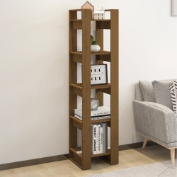 vidaXL Bücherregal/Raumteiler Honigbraun 41x35x160cm Massivholz Kiefer