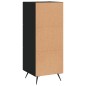 vidaXL Sideboard Schwarz 34,5x34x90 cm Holzwerkstoff vidaXL Sideboard Schwarz 34,5x34x90 cm Holzwerkstoff