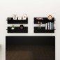 vidaXL Wandregale 2 Stk. Hochglanz-Grau 60x11,5x18 cm Holzwerkstoff vidaXL Wandregale 2 Stk. Hochglanz-Grau 60x11,5x18 cm Holzwerkstoff