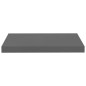 vidaXL Schweberegale 2 Stk. Hochglanz-Grau 50x23x3,8 cm MDF vidaXL Schweberegale 2 Stk. Hochglanz-Grau 50x23x3,8 cm MDF