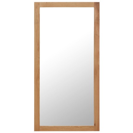vidaXL Spiegel 60x120 cm Eiche Massivholz