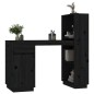 vidaXL Schreibtisch Schwarz 110x53x117 cm Massivholz Kiefer vidaXL Schreibtisch Schwarz 110x53x117 cm Massivholz Kiefer