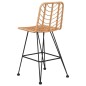 vidaXL Barhocker 2 Stk. 45x56x103,5 cm PE-Rattan und Stahl vidaXL Barhocker 2 Stk. 45x56x103,5 cm PE-Rattan und Stahl
