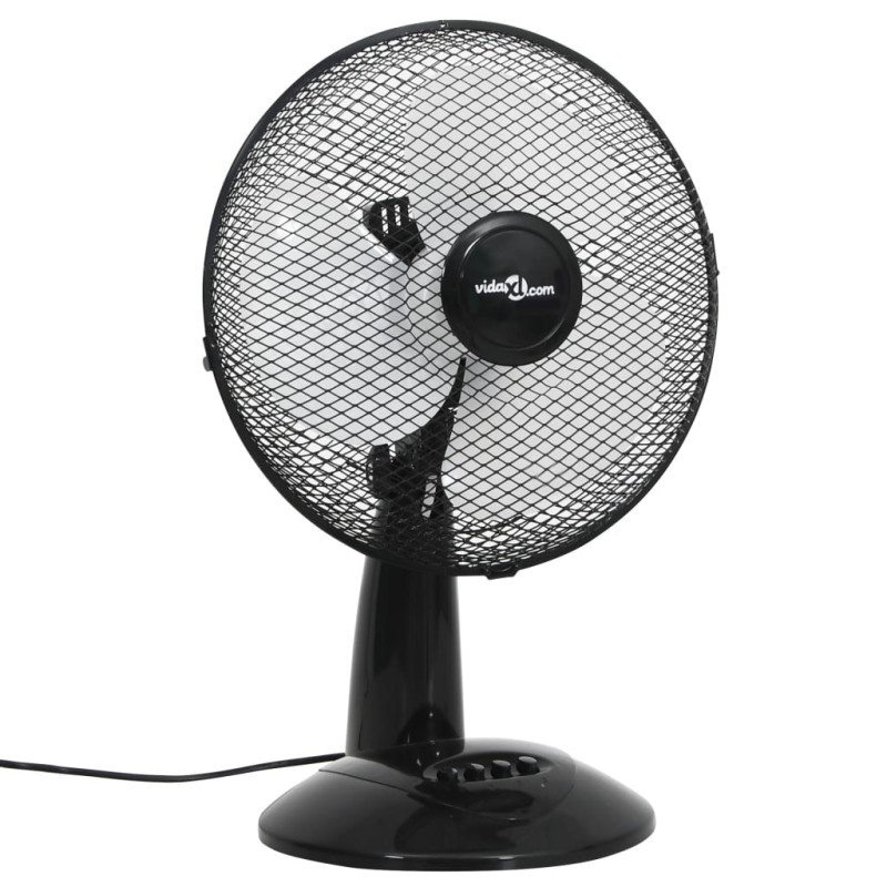 vidaXL Tischventilator 3 Geschwindigkeiten 30 cm 40 W Schwarz vidaXL Tischventilator 3 Geschwindigkeiten 30 cm 40 W Schwarz