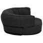 vidaXL Hundematratze Ergonomisch 75x53 cm Leinenoptik Fleece Schwarz vidaXL Hundematratze Ergonomisch 75x53 cm Leinenoptik Fleece Schwarz