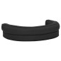 vidaXL Hundematratze Ergonomisch 75x53 cm Leinenoptik Fleece Schwarz vidaXL Hundematratze Ergonomisch 75x53 cm Leinenoptik Fleece Schwarz