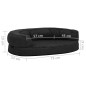 vidaXL Hundematratze Ergonomisch 75x53 cm Leinenoptik Fleece Schwarz vidaXL Hundematratze Ergonomisch 75x53 cm Leinenoptik Fleece Schwarz