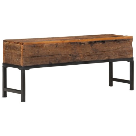 vidaXL Sitzbank 110 cm Altholz Massiv 