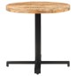 vidaXL Bistrotisch Rund Ø80x75 cm Raues Mangoholz vidaXL Bistrotisch Rund Ø80x75 cm Raues Mangoholz