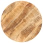 vidaXL Bistrotisch Rund Ø80x75 cm Raues Mangoholz vidaXL Bistrotisch Rund Ø80x75 cm Raues Mangoholz