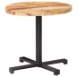 vidaXL Bistrotisch Rund Ø80x75 cm Raues Mangoholz vidaXL Bistrotisch Rund Ø80x75 cm Raues Mangoholz