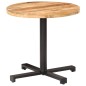 vidaXL Bistrotisch Rund Ø80x75 cm Raues Mangoholz vidaXL Bistrotisch Rund Ø80x75 cm Raues Mangoholz