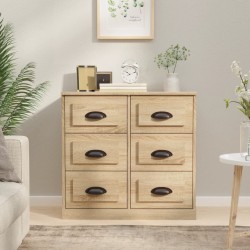 vidaXL Sideboard Sonoma-Eiche 70x35,5x67,5 cm Holzwerkstoff