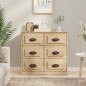 vidaXL Sideboard Sonoma-Eiche 70x35,5x67,5 cm Holzwerkstoff vidaXL Sideboard Sonoma-Eiche 70x35,5x67,5 cm Holzwerkstoff