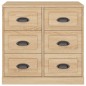 vidaXL Sideboard Sonoma-Eiche 70x35,5x67,5 cm Holzwerkstoff vidaXL Sideboard Sonoma-Eiche 70x35,5x67,5 cm Holzwerkstoff