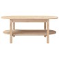 vidaXL Couchtisch 110x55x45 cm Massivholz Kiefer vidaXL Couchtisch 110x55x45 cm Massivholz Kiefer