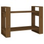 vidaXL Bücherregal/Raumteiler Honigbraun 80x35x56,5 cm Massivholz vidaXL Bücherregal/Raumteiler Honigbraun 80x35x56,5 cm Massivholz