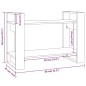 vidaXL Bücherregal/Raumteiler Honigbraun 80x35x56,5 cm Massivholz vidaXL Bücherregal/Raumteiler Honigbraun 80x35x56,5 cm Massivholz