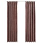 vidaXL Verdunkelungsvorhänge Haken 2 Stk. Samt Antik-Rosa 140x245cm vidaXL Verdunkelungsvorhänge Haken 2 Stk. Samt Antik-Rosa 140x245cm