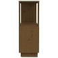 vidaXL Bücherregal/Raumteiler Honigbraun 80x25x70 cm Massivholz vidaXL Bücherregal/Raumteiler Honigbraun 80x25x70 cm Massivholz