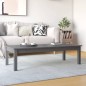 vidaXL Couchtisch Grau 110x50x30 cm Massivholz Kiefer vidaXL Couchtisch Grau 110x50x30 cm Massivholz Kiefer