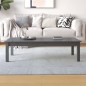 vidaXL Couchtisch Grau 110x50x30 cm Massivholz Kiefer vidaXL Couchtisch Grau 110x50x30 cm Massivholz Kiefer