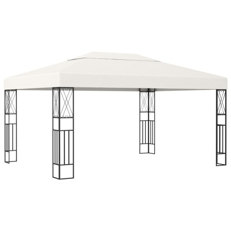 vidaXL Pavillon 3×4 m Creme Stoff 