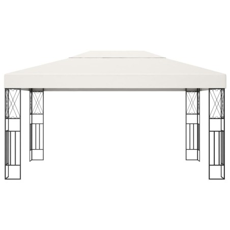 vidaXL Pavillon 3×4 m Creme Stoff 
