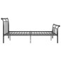 vidaXL Bettgestell Schwarz Metall 140x200 cm vidaXL Bettgestell Schwarz Metall 140x200 cm