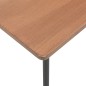 vidaXL Esstisch Braun 120x60x73 cm Massives Sperrholz Stahl vidaXL Esstisch Braun 120x60x73 cm Massives Sperrholz Stahl