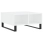 vidaXL Couchtisch Weiß 60x60x30 cm Holzwerkstoff vidaXL Couchtisch Weiß 60x60x30 cm Holzwerkstoff