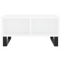 vidaXL Couchtisch Weiß 60x60x30 cm Holzwerkstoff vidaXL Couchtisch Weiß 60x60x30 cm Holzwerkstoff
