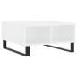 vidaXL Couchtisch Weiß 60x60x30 cm Holzwerkstoff vidaXL Couchtisch Weiß 60x60x30 cm Holzwerkstoff